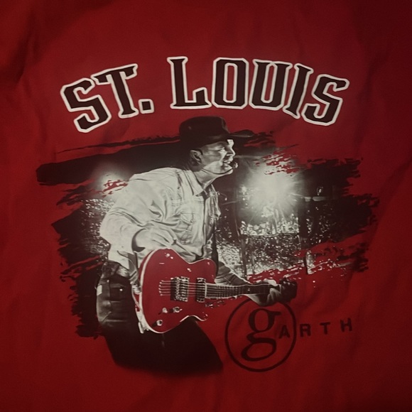 Garth Brooks T-Shirt Men's Stadium Tour DOUBLE SIDED PRINT St. Louis Mens s  2XL - Picture 2 of 8